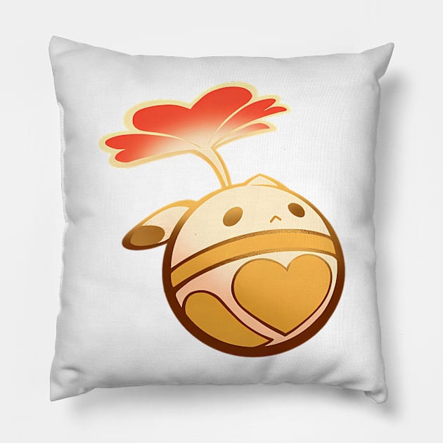 Klee Bomb Jumpy Dumpty Pillow by kazatodoesart