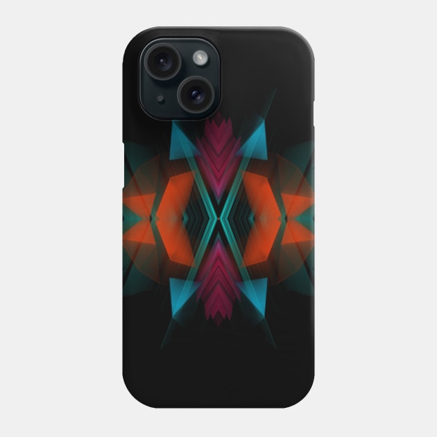 Cross Fractal Design Phone Case by thepeartree