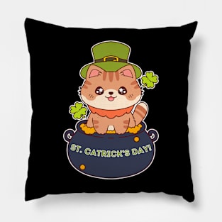 Cute Kawaii St Catrick's Day St. Patricks Day Pillow