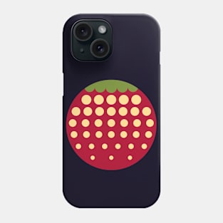 strawberry || russian black Phone Case