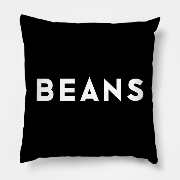 Beans Pillow by StickSicky