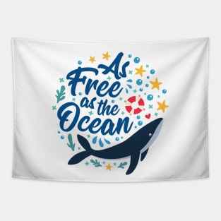 As Free as the Ocean Tapestry