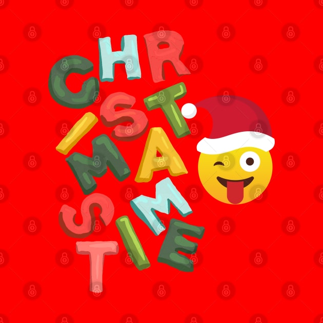 FUNNY Face Colorful CHRISTMAS by O.M design