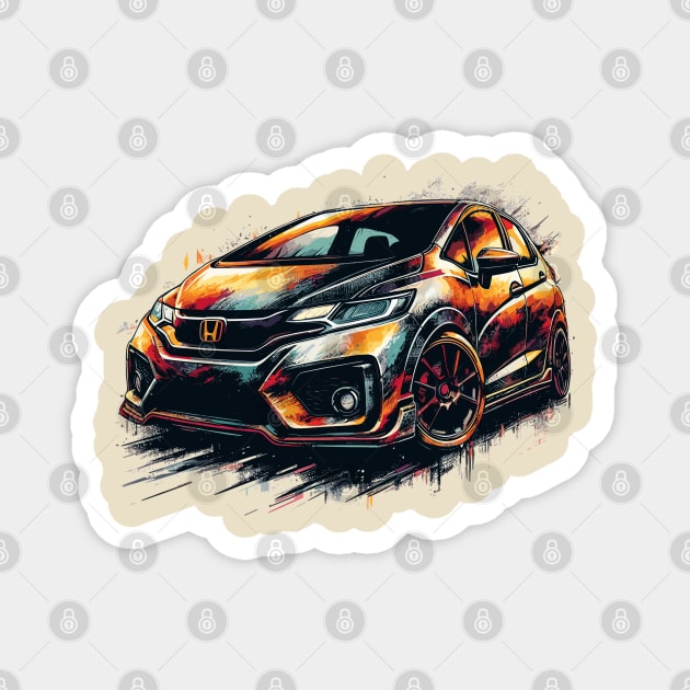 Honda Jazz Magnet by Vehicles-Art