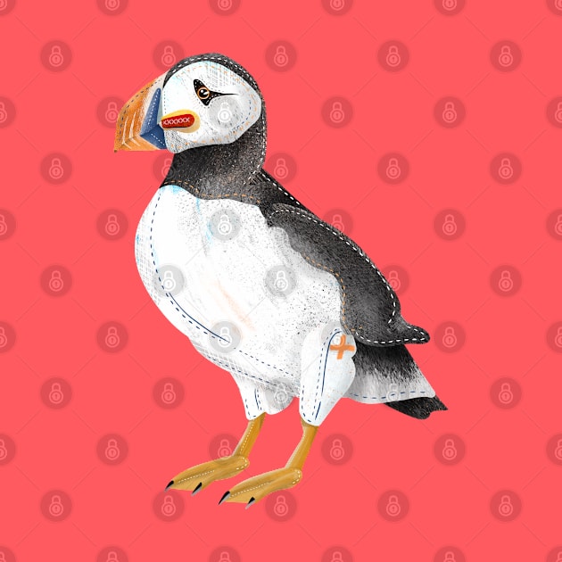 Painted Puffin by mailboxdisco