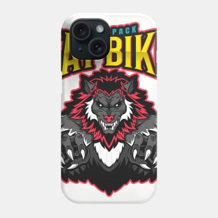 Wolf Pack Fat Bike and Mountain Biking Merch Phone Case