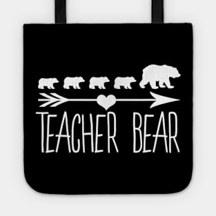 Teacher Bear For Educators  Teacher Appreciation Tote