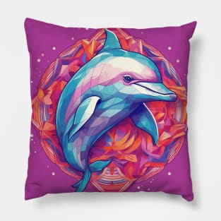 Cute Happy Dolphin Pillow