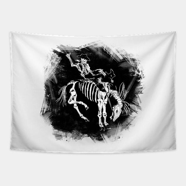 Skelton Horses Tapestry by XRODOX XLOROX