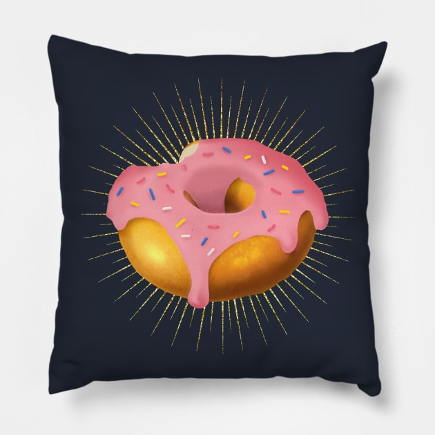 Donut Perfection Pillow by LittleBunnySunshine