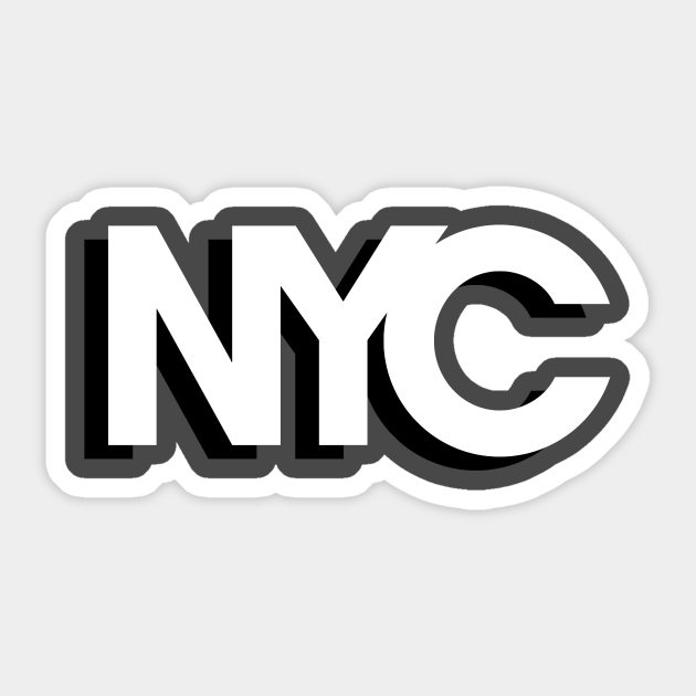 New York Shirts Stickers Nyc Nyc Sticker Teepublic Uk