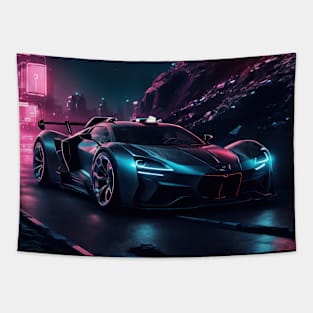 Underground Velocity Sports Car Tapestry