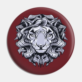 Lion Head Pin