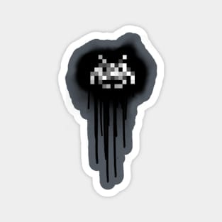 Invader Graffiti Magnet