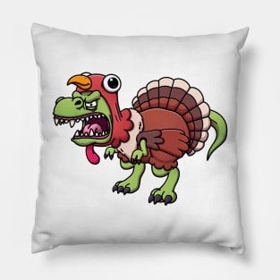 Turkey Saurus Rex Pillow