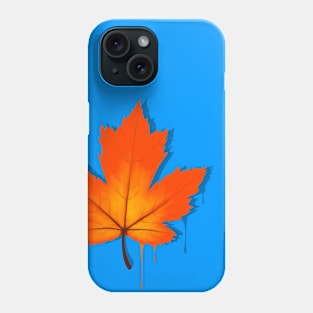 Watercolor of Fall Maple Leaf Phone Case