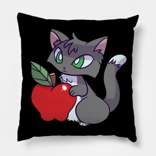 Apple Blue Tuxedo Cat Pillow