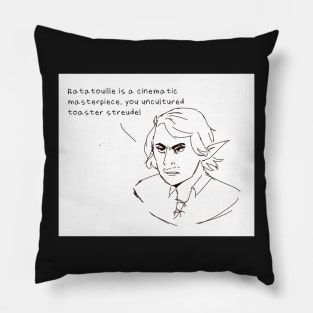 Ratatouille is a cinematic masterpiece elf Pillow