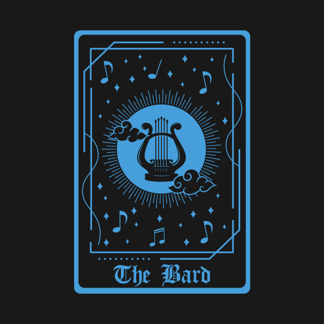 D&D Bard Class Tarot Card by Sunburst