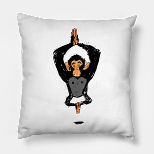 spiritual monkey Pillow