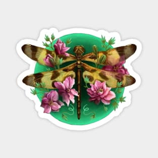 Halloween Pennant Dragonfly Magnet