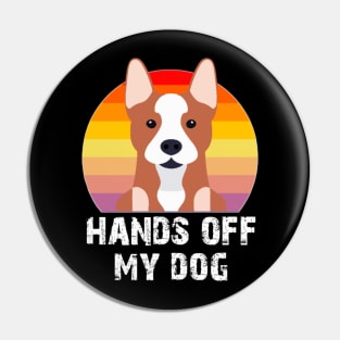 Hands of my dog Pin