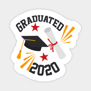 Graduated 2020 Funny Graduation Gift Magnet