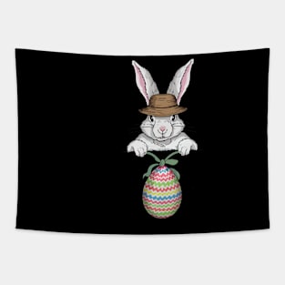 Easter Egg - Rabbit Happy Easter Tapestry