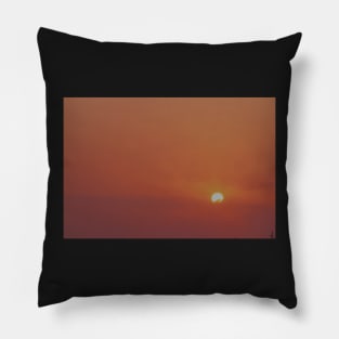 Sunset Cloudy Sky Photography Pillow