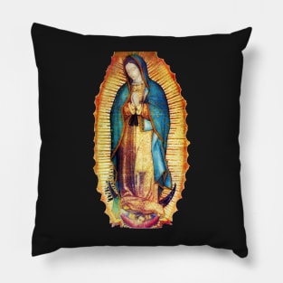 Our Lady of Guadalupe Virgin Mary Tilma Pillow