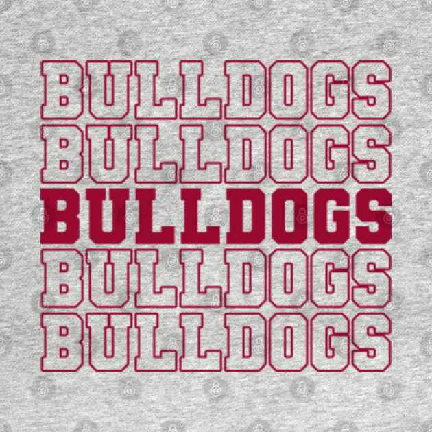 Disover Bulldogs. Football team coach animal lover dog french owner team - Bulldogs - T-Shirt