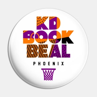 Phoenix Basketball Star Player Trio Alternate Throwback Pin