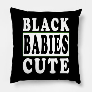 Black Babies Cute Pillow