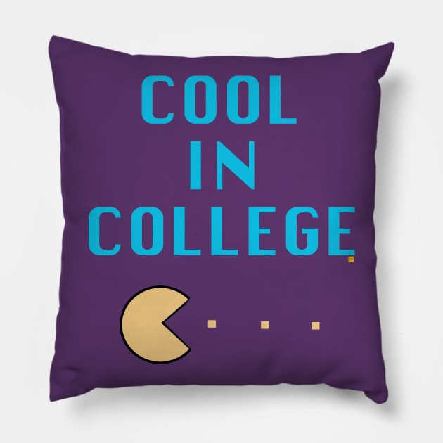 Cool in College Pillow by ElsieCast