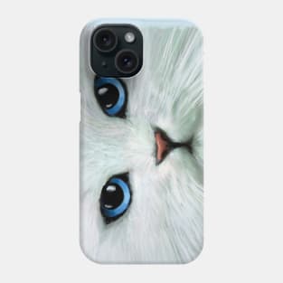 White Miss Kitty Phone Case