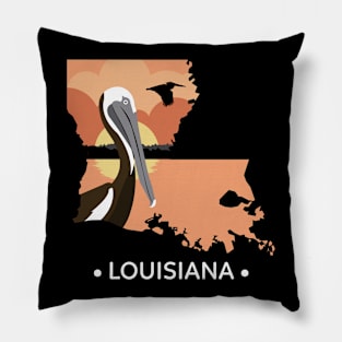 State of Louisiana Pillow