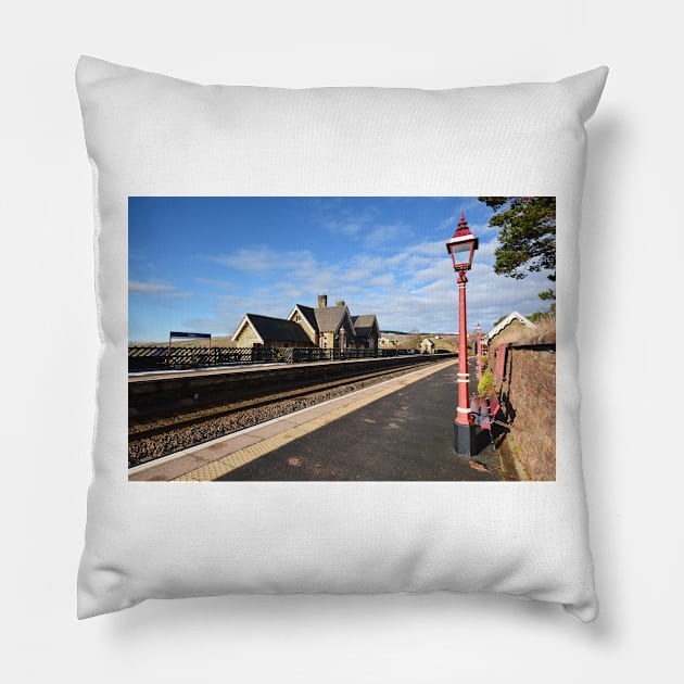 Dent Railway Station Pillow by StephenJSmith