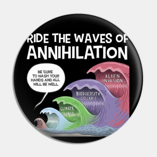 Five Waves of Annihilation (Design 2 of 2) Pin