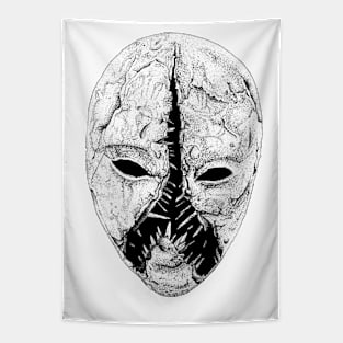 Rage Mask Tapestry