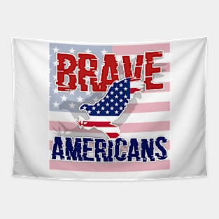 Brave Americans Tapestry