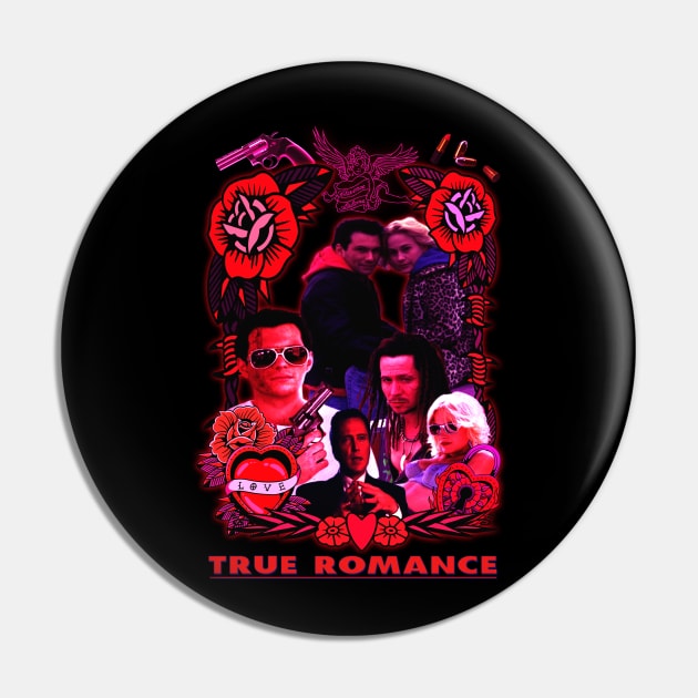 True Romance - Clarence and Alabama Pin by The Dark Vestiary