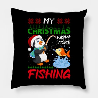 Christmas Fishing Pillow