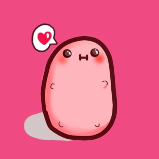 Kawaii Pink Potato T-Shirt