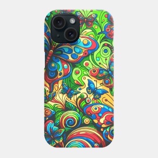 Colorful Butterflies Pattern Phone Case