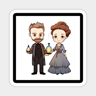 Pierre and Marie Curie Magnet