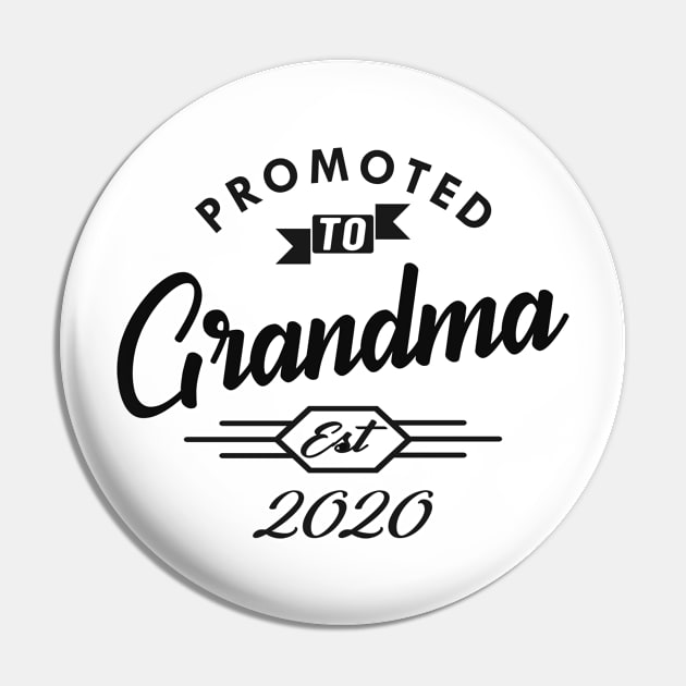 New Grandma - Promoted to grandma est. 2020 Pin by KC Happy Shop