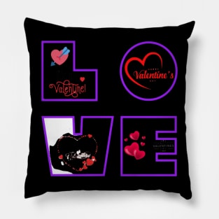 Funny lovers Happy Valentine's Day Pillow