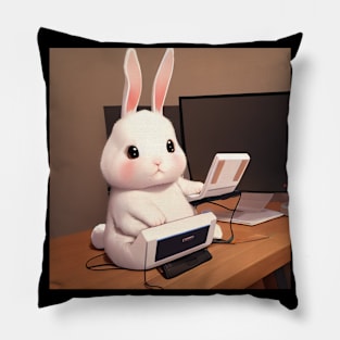 Multi Tasking Bunny Pillow