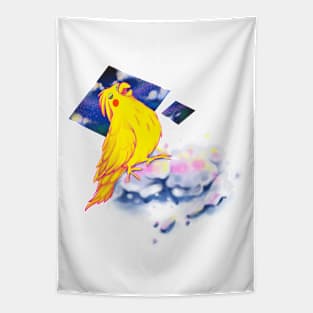 Galaxy Cockatiel Tapestry