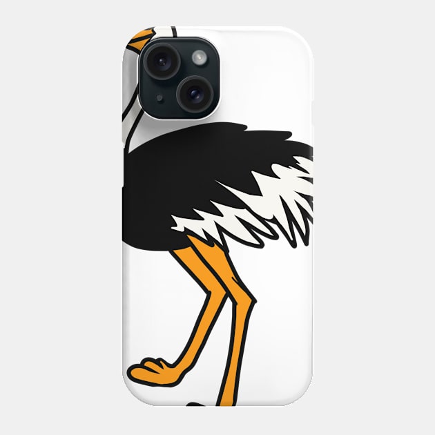 Ostrich Phone Case by livania